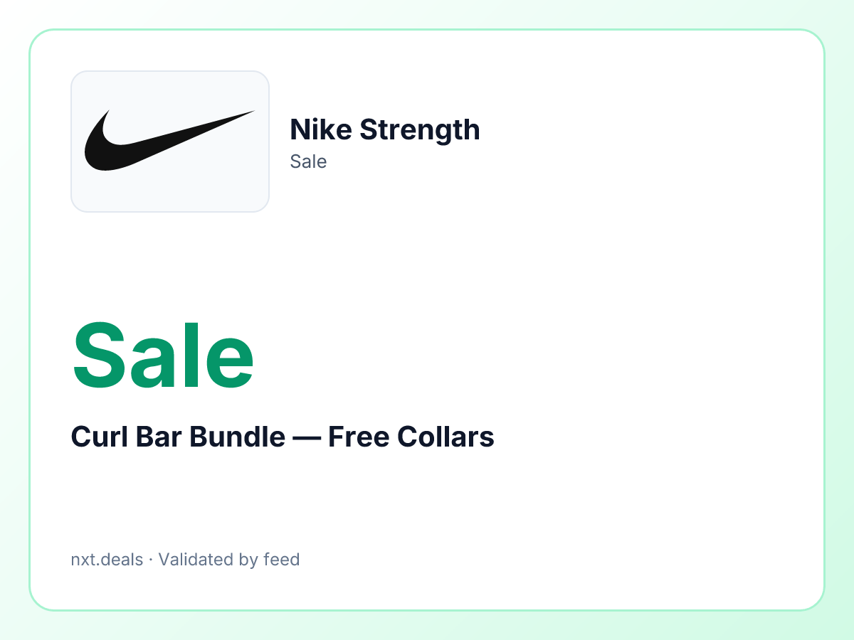 Curl Bar Bundle — Free Collars