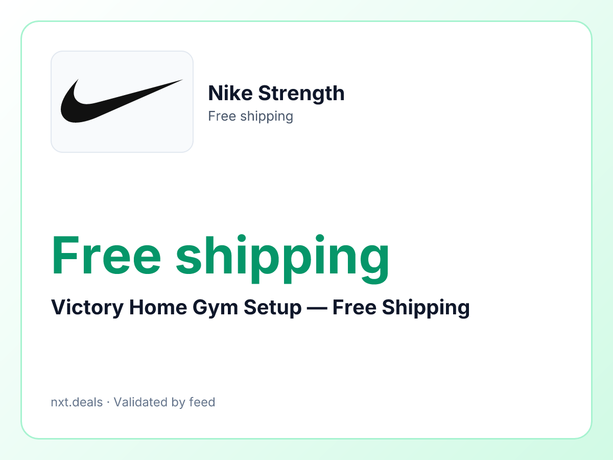 Victory Home Gym Setup — Free Shipping