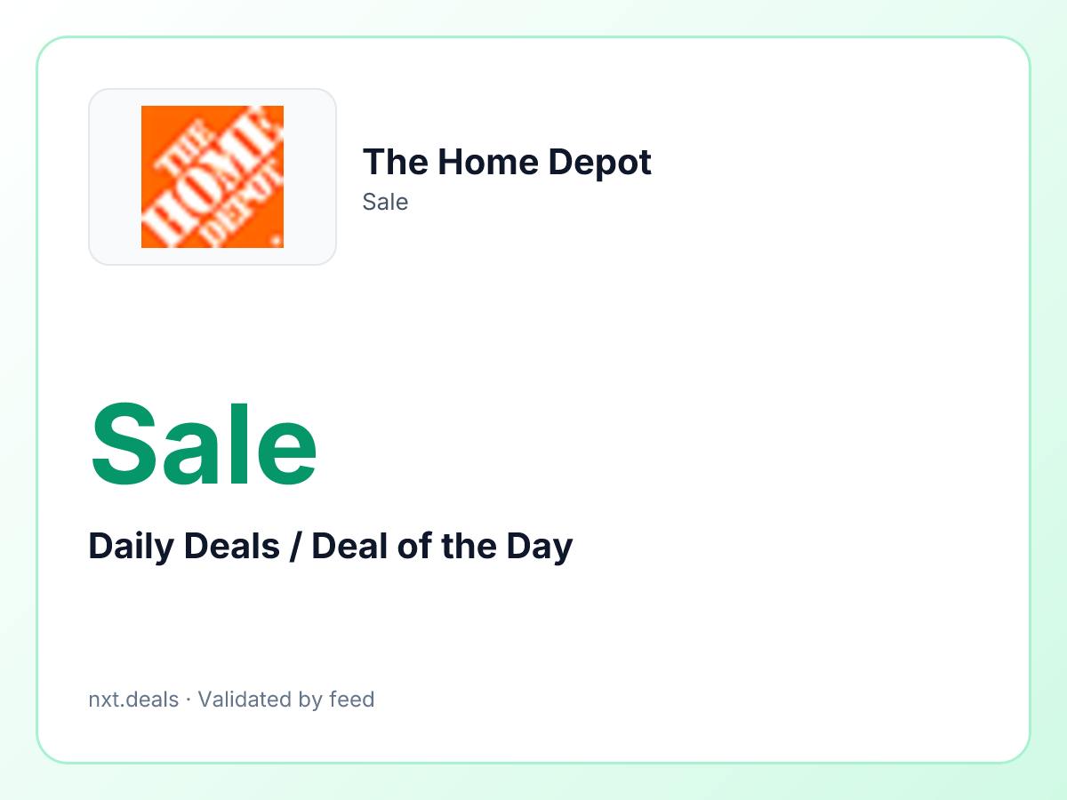 Daily Deals / Deal of the Day
