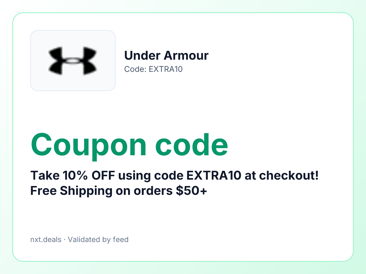 Take 10% OFF using code EXTRA10 at checkout! Free Shipping on orders $50+